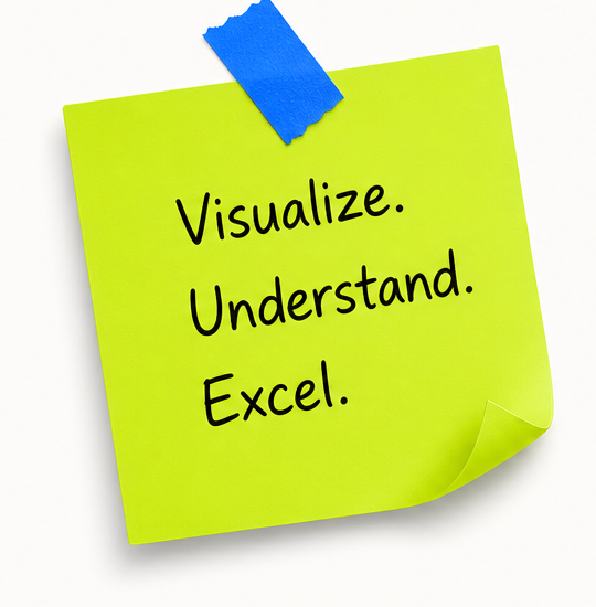 Visualize. Understand. Excel.