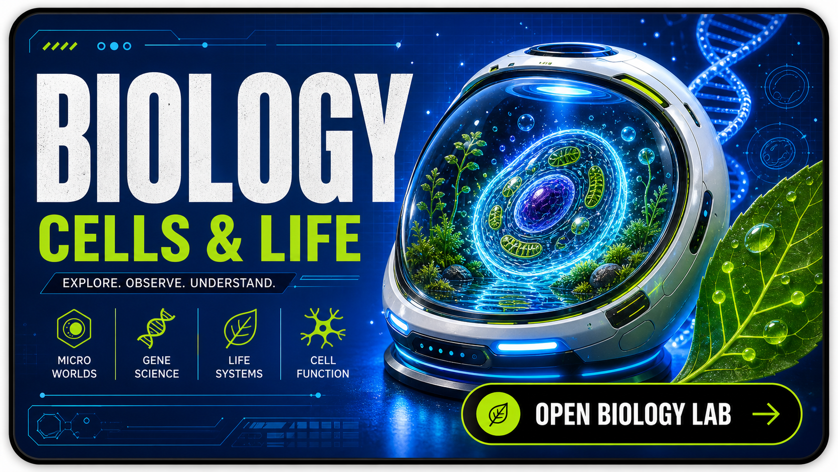 Biology Cells and Life cover